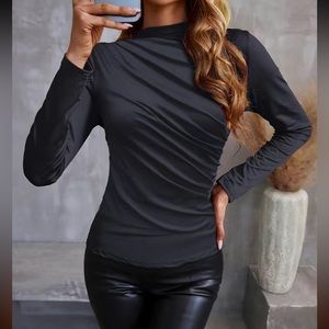 Aster June Black sexy top for women